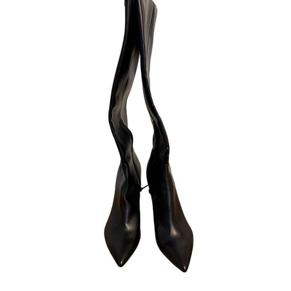 Brand New Nine West WNDalion3-R Black Knee High Stiletto Boots Size 10 - Picture 5 of 7